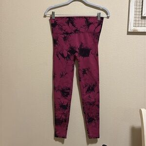Pink Compression Scrunch Leggings Size Medium